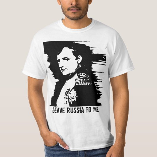 ロシア離れが私に Tシャツ (正面)