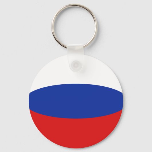 ロシア魚目国旗のキーチェーン キーホルダー (正面)