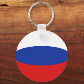 ロシア魚目国旗のキーチェーン キーホルダー (正面)