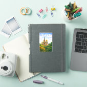 ロシア イラスト 旅行 アート ヴィンテージ シール (iPadカバー)