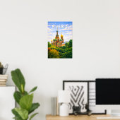 ロシア イラスト 旅行 アート ヴィンテージ ポスター (ホームオフィス)