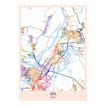 ロシア ウファ市 地図