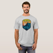 ロシア エルブルス山 朝焼け Tシャツ (正面フル)