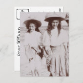 ロシア、オルガ&タティアナ・ロマーノフのグランド・デュチェス ポストカード (正面/裏面)