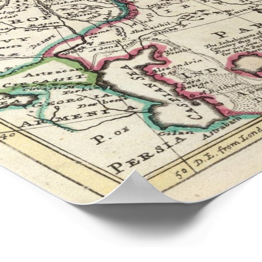 ロシア、カザフスタン、アジア ポスター (角)