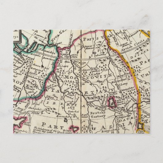 ロシア、カザフスタン、アジア ポストカード (正面)