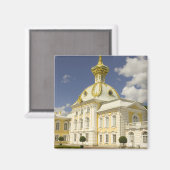 ロシア。ガソリン入れピーターホフ宮殿。ピーター五世 マグネット (正面/裏面)