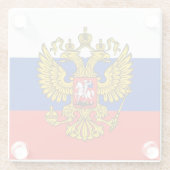 ロシア ガラスコースター (裏面)