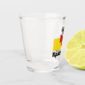 ロシア，クラスノダル国旗 ショットグラス (左)