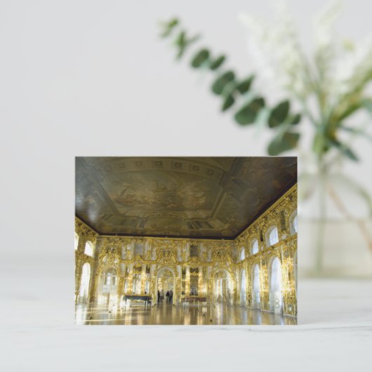 ロシア、サンクトペテルブルク、エカテリーナ宮殿 (別名 ポストカード (スタンド正面)