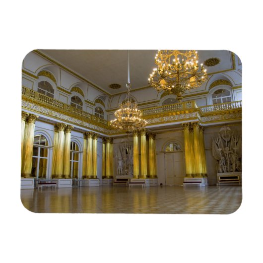 ロシア、サンクトペテルブルク、エルミタージュ美術館 (旧冬宮殿) マグネット (横)