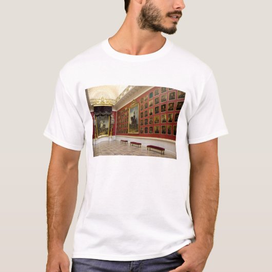 ロシア、サンクトペテルブルク、エルミタージュ美術館 (旧冬宮殿) Tシャツ (正面)