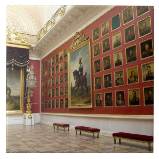 ロシア、サンクトペテルブルク、エルミタージュ美術館 (旧称:冬宮殿) タイル (正面)