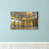 ロシア、サンクトペテルブルク、エルミタージュ(別名4) キャンバスプリント (インサイチュ (ウッドフロア))