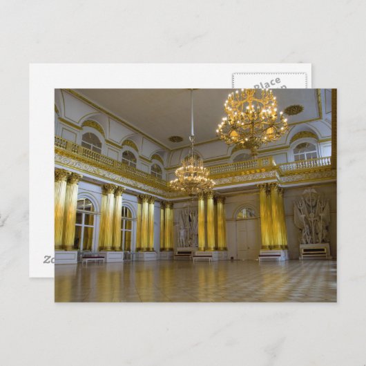 ロシア、サンクトペテルブルク、エルミタージュ(別名4) ポストカード (正面/裏面)