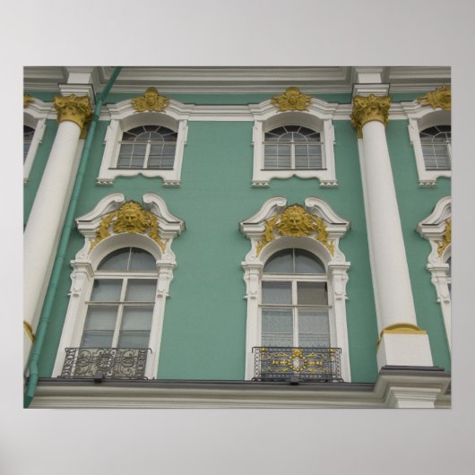 ロシア、サンクトペテルブルク、エルミタージュ(別名6) ポスター (正面)