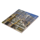 ロシア、サンクトペテルブルク、カスケード素晴らし、 タイル (側面)