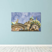 ロシア、サンクトペテルブルク、ネフスキー州プロスペクト キャンバスプリント (インサイチュ (ウッドフロア))