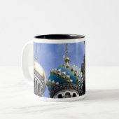 ロシア，サンクトペテルブルク，ネフスキー·プロスペクト， 2 ツートーンマグカップ (正面左)