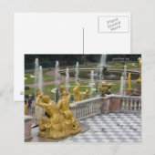 ロシア、サンクトペテルブルク、ピーターホフ（別名2） ポストカード (正面/裏面)