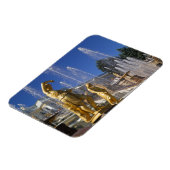 ロシア、サンクトペテルブルク、黄金の像 マグネット (左側)