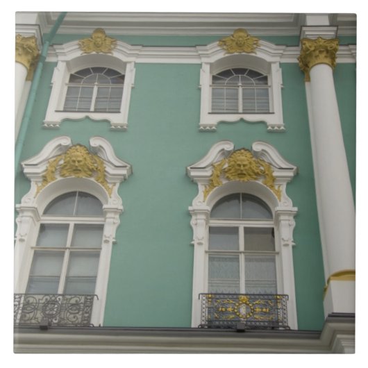 ロシア、サンクトペテルブルグ、エルミタージュ(あか6) タイル (正面)