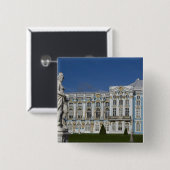 ロシア、サンクトペテルブルグ、キャサリン宮殿（アカ3） 缶バッジ (正面&裏面)