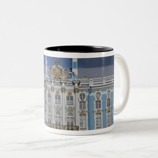 ロシア、サンクトペテルブルグ、キャサリン宮殿(通称5) ツートーンマグカップ (正面右)