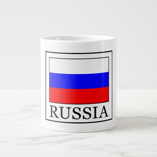 ロシア ジャンボコーヒーマグカップ (正面)