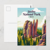 ロシア ストルブィ国立公園 ポストカード (正面/裏面)