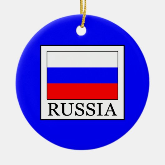 ロシア セラミックオーナメント (正面)