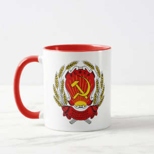ロシア(ソビエト)の紋章付き外衣 マグカップ