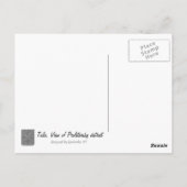 ロシア、トゥーラ、プロレタルスク地区の景観 ポストカード (裏面)