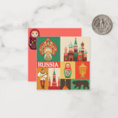 ロシア ノートカード (正面/裏面インサイチュ)