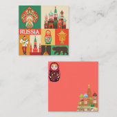 ロシア ノートカード (正面/裏面)