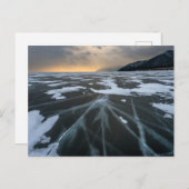 ロシア・バイカル湖  ポストカード (正面/裏面)