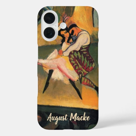 ロシア・バレエ（Ballet Russes） by August Macke Case-Mate iPhoneケース (裏面)