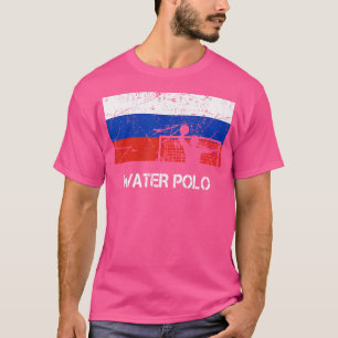 ロシア フラッグ 水球 水球選手 Tシャツ