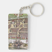 ロシア: モスクワ1591年 キーホルダー (裏面)