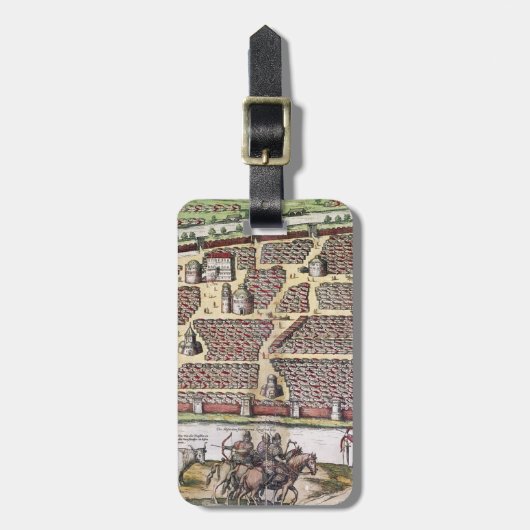 ロシア: モスクワ1591年 ラゲッジタグ (正面縦)