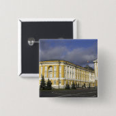 ロシア、モスクワ、クレムリン、上院宮殿 缶バッジ (正面&裏面)