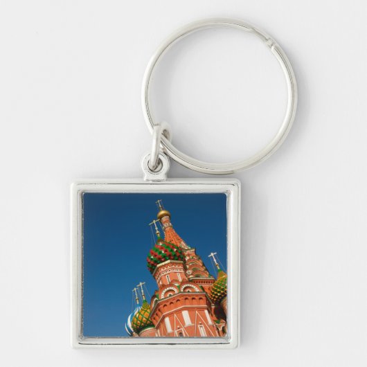 ロシア、モスクワ、クレムリン、聖ワシリイ大聖堂 キーホルダー (正面)