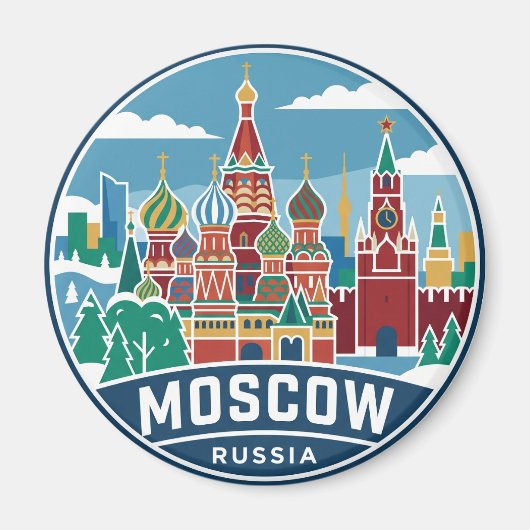 ロシア モスクワ マグネット (正面)