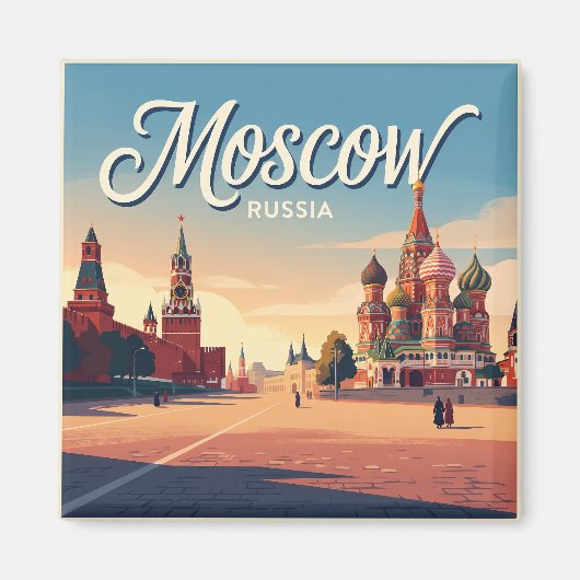 ロシア モスクワ マグネット (正面)