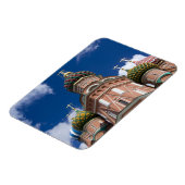 ロシア、モスクワ、レッドスクエア。セントバジルの2 マグネット (左側)