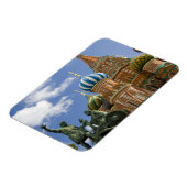 ロシア、モスクワ、レッドスクエア。セントバジルの3 マグネット (左側)