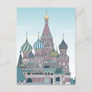 ロシア モスクワ 旅行 ポストカード