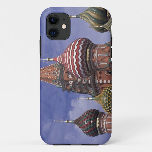ロシア、モスクワ、赤の広場。有名な聖ワシリイ大聖堂のタマネギ型のドーム Case-Mate iPhoneケース (裏面)
