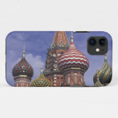 ロシア、モスクワ、赤の広場。有名な聖ワシリイ大聖堂のタマネギ型のドーム Case-Mate iPhoneケース (裏面(横))