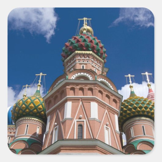 ロシア、モスクワ、赤の広場 聖バシリイ大聖堂 2 スクエアシール (正面)